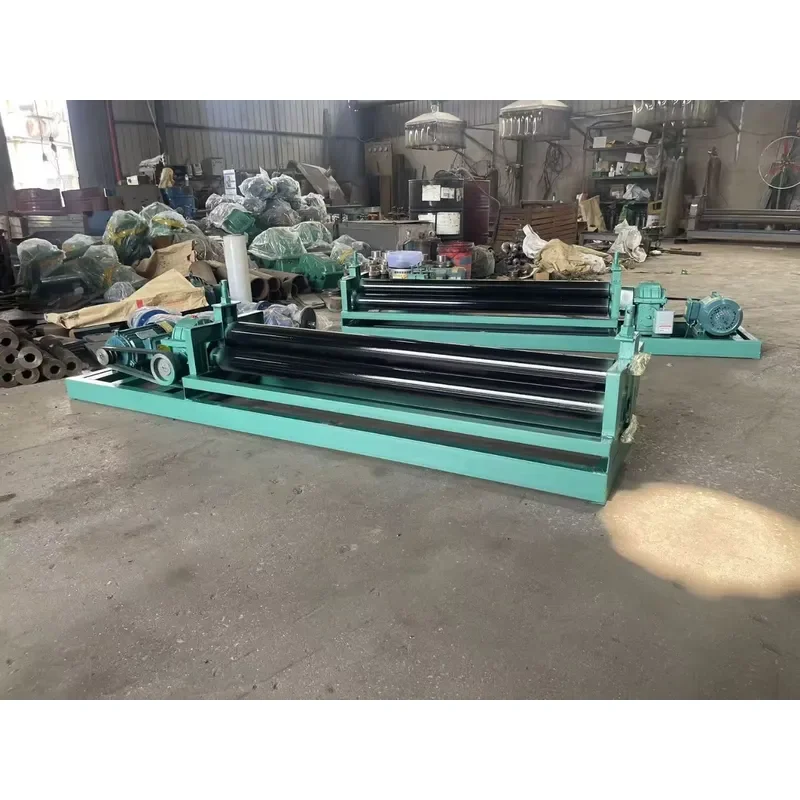 CE Certification Semi-automatic Metal Bending Rolling Machine Labor Saving Stable Running for Small Pressure Vessel Making
