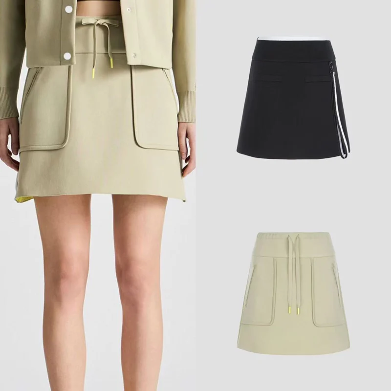 

Golf Clothing Women's Skirt 2025 Autumn Style High Waist Slimming Knitte Golf Skirt