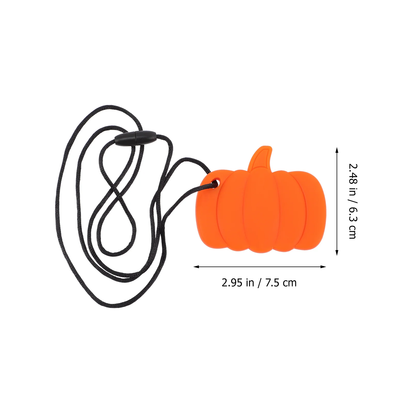 

Детские игрушки для прорезывания зубов, силиконовые сенсорные ожерелья с морозильной камерой для жевательных варежек для девочек, тыква