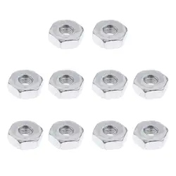 10 Pieces Bar Nut Kit For STIHL MS170 MS180 MS181 MS200 MS210 MS260 Chainsaw