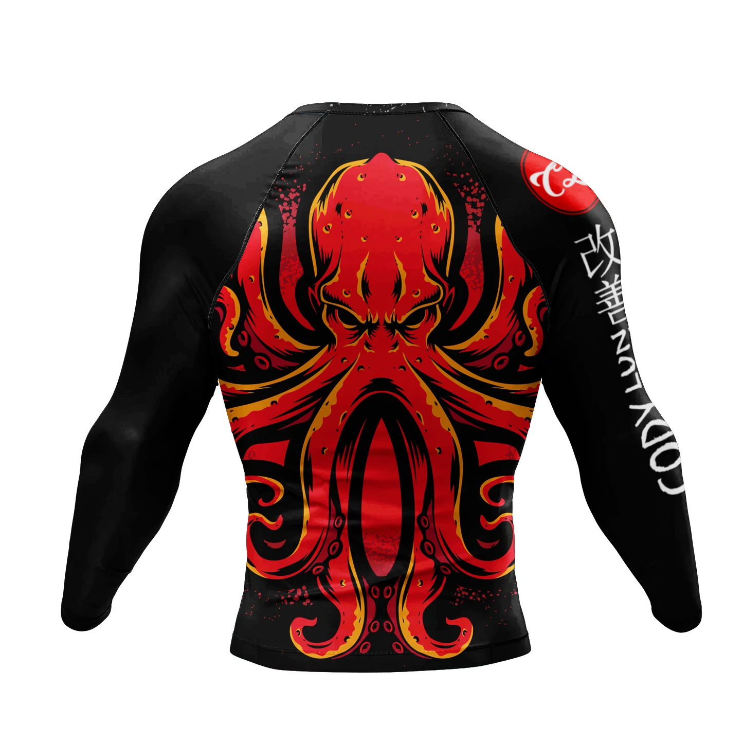 Full Sublimation Rashguard Bjj Kimono Jiu Jitsu Men\'s Boxing T-shirts Cody Lundin Fitness Compression Rash Guard Mma Fight Wear