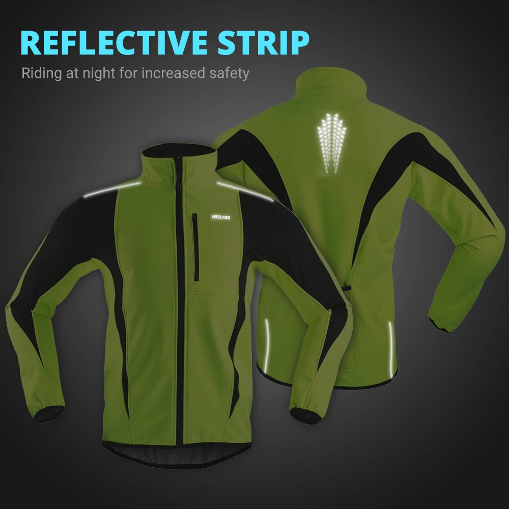 Men Autumn Winter Thermal Fleece Bicycle Jacket Outdoor Sports Hiking Hunting Combat Camping Soft Shell Coat Cycling Pad Shorts