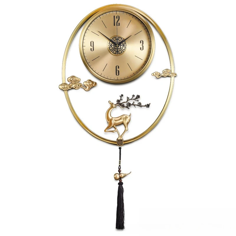 

wall clock, living room home fashion light luxury, modern time clock, simple hanging on the wall, silent wall watch