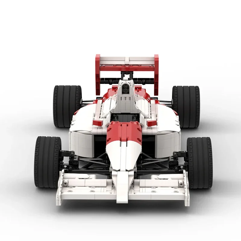 New Technical MOC-180921 F1 MP4/6 1:8 Scale F1 Race Car Model Buiding Kit Creators Block Bricks Kids Toys Birthday Gifts