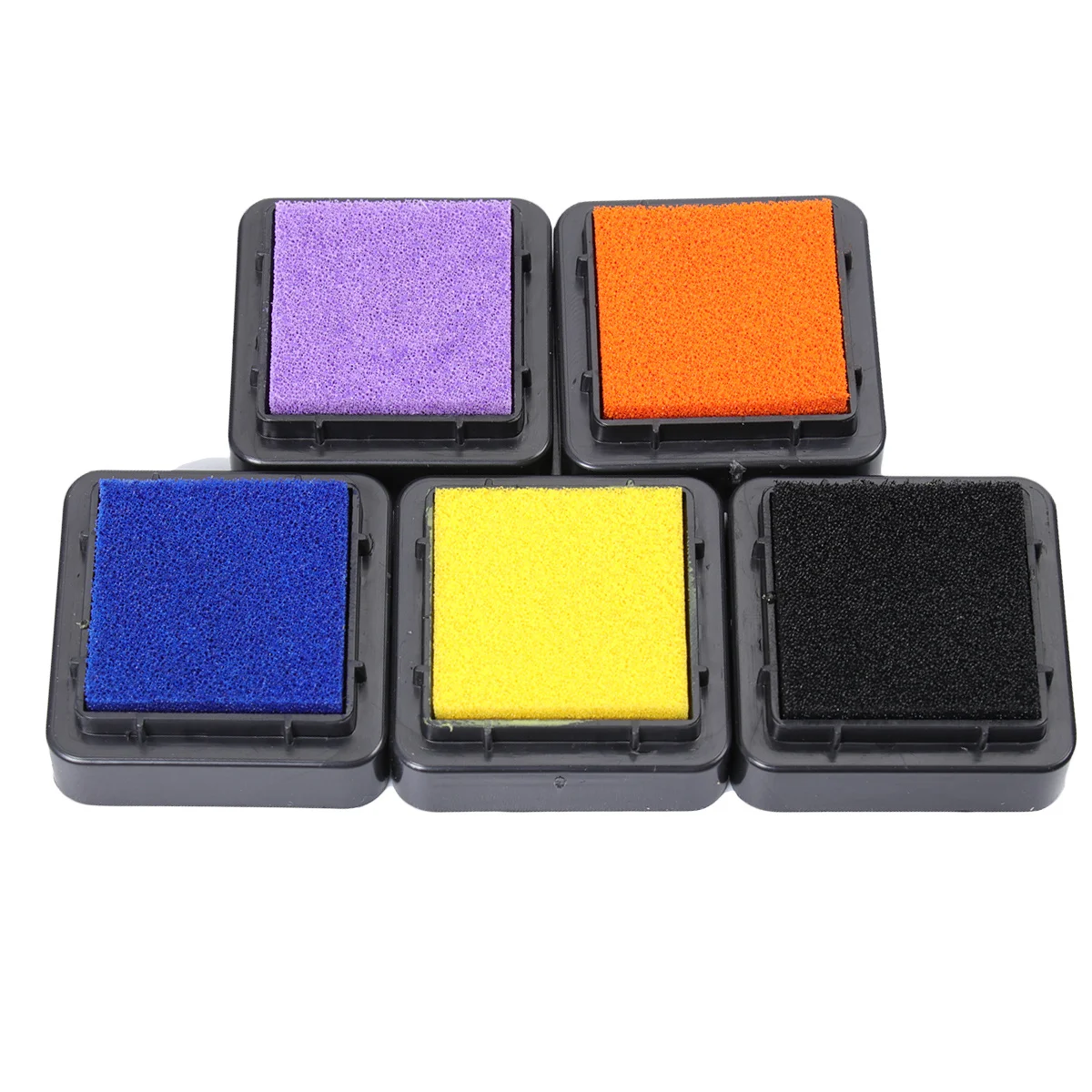 

5Pcs Quick Drying Finger Painting Ink Pads for Kids Art Craft Stamping Cards Water Soluble Easy to Clean Non Smudging