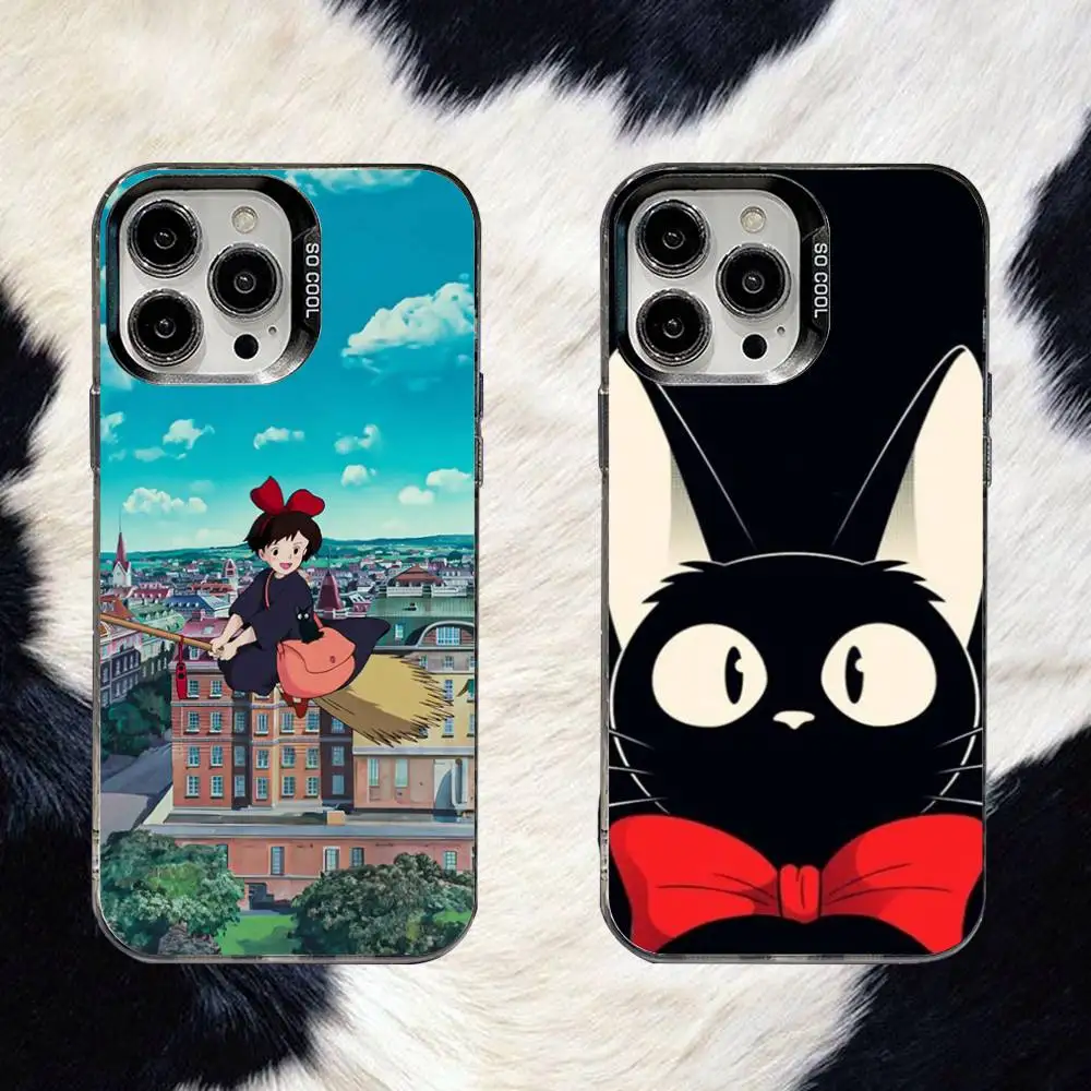 

K-KikisS Delivery Service Phone Case For iPhone 16,15,14,13,12,11,8,7,Pro,Max,Plus,Mini,XS,SE Anti Fall Black Matte Hard