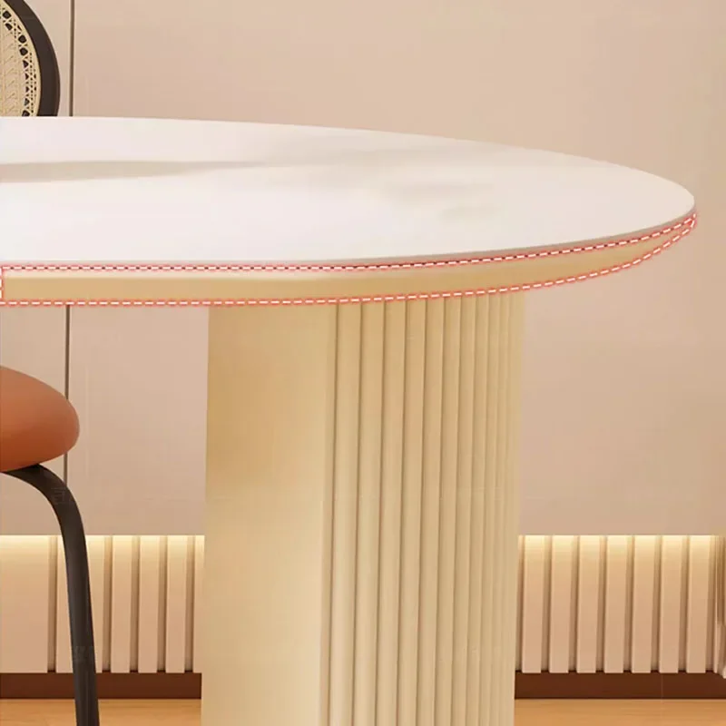 

Oval Set Simple Dining Table Folding White Luxury European Desk Extensible Bench Table Patio Dining Mesas De Comedor Furniture