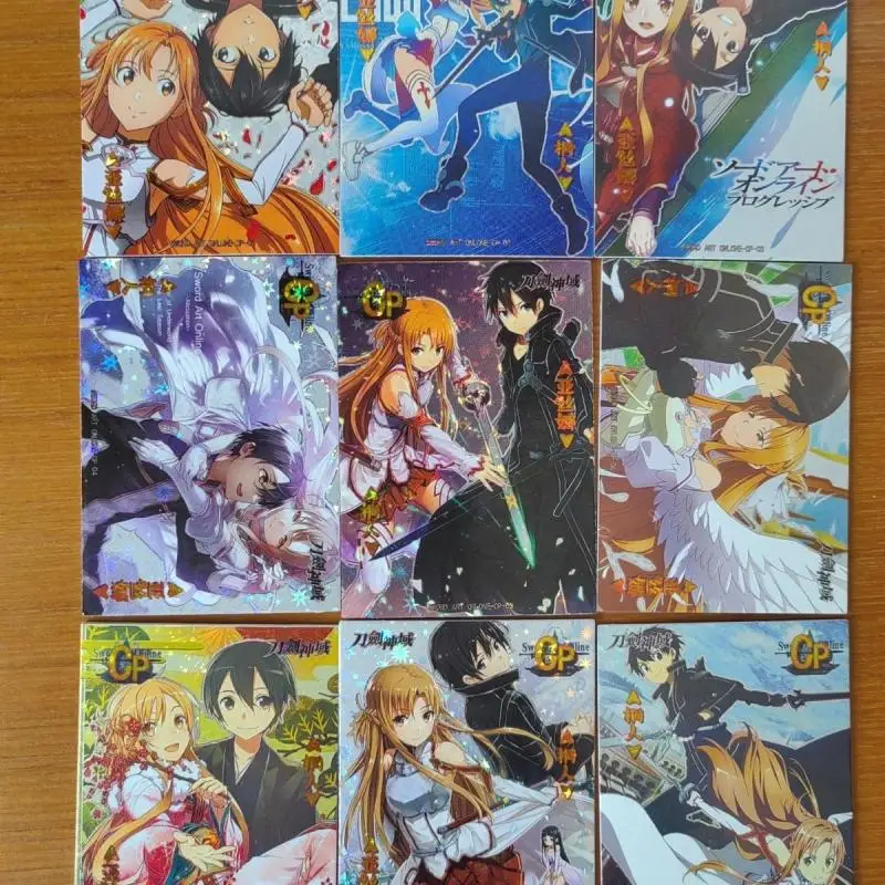 Historia bogini Sword Art Online karta LP KP Kirigaya Suguha yuki Asuna Shinozaki Rika kolekcja zabawki dla chłopca urodzinowy prezent świąteczny