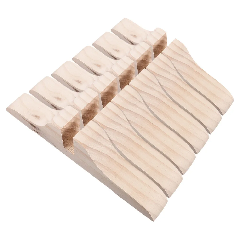 

6Pcs Room Divider Stand Base Wooden Privacy Screen Support Sturdy Holder for Home Office Hotel Use Folding Partition