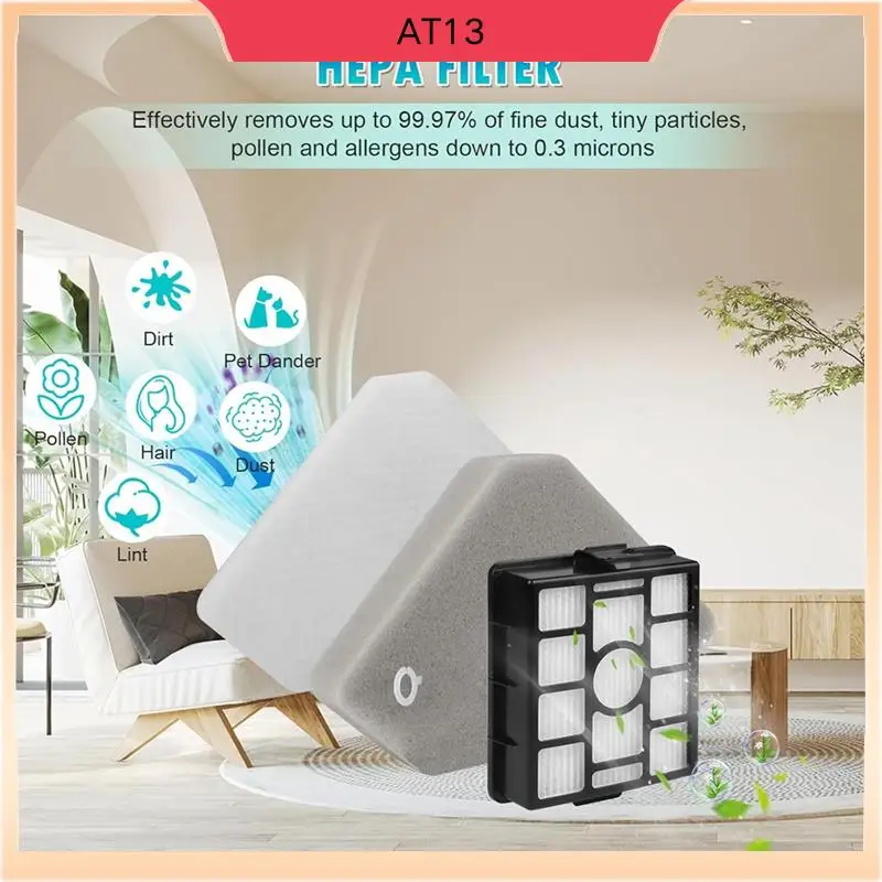 

AT13 HEPA Filters Replacement Parts For Shark BU3521 BU3523 Cordless Stick Cleaner Accessory Kit