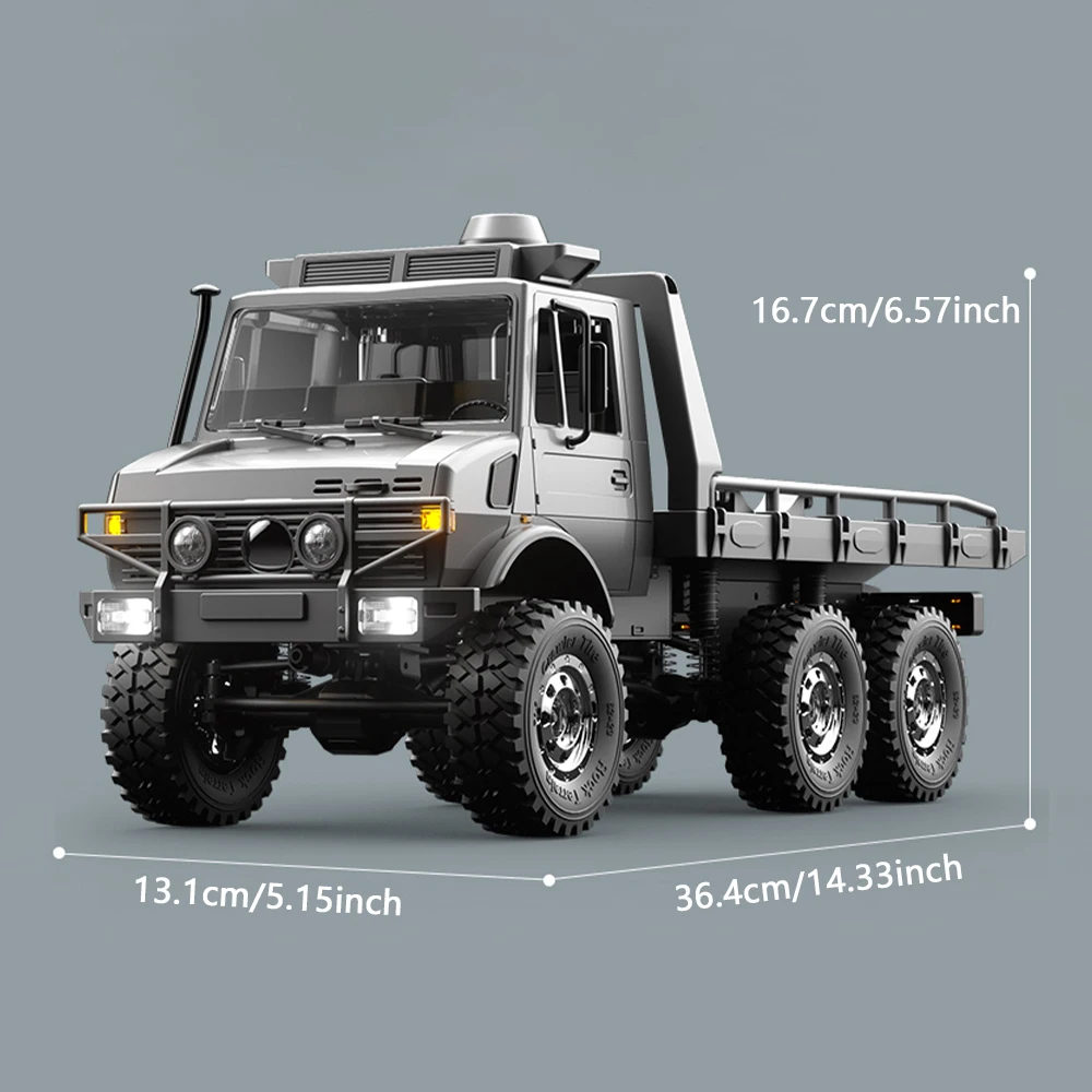 JJRC C8823 1/18 Six-Wheel All-Terrain Off-Road Vehicle Remote Control Car Brushed Esc 370 Motor Remote Control Truck Gift Toy