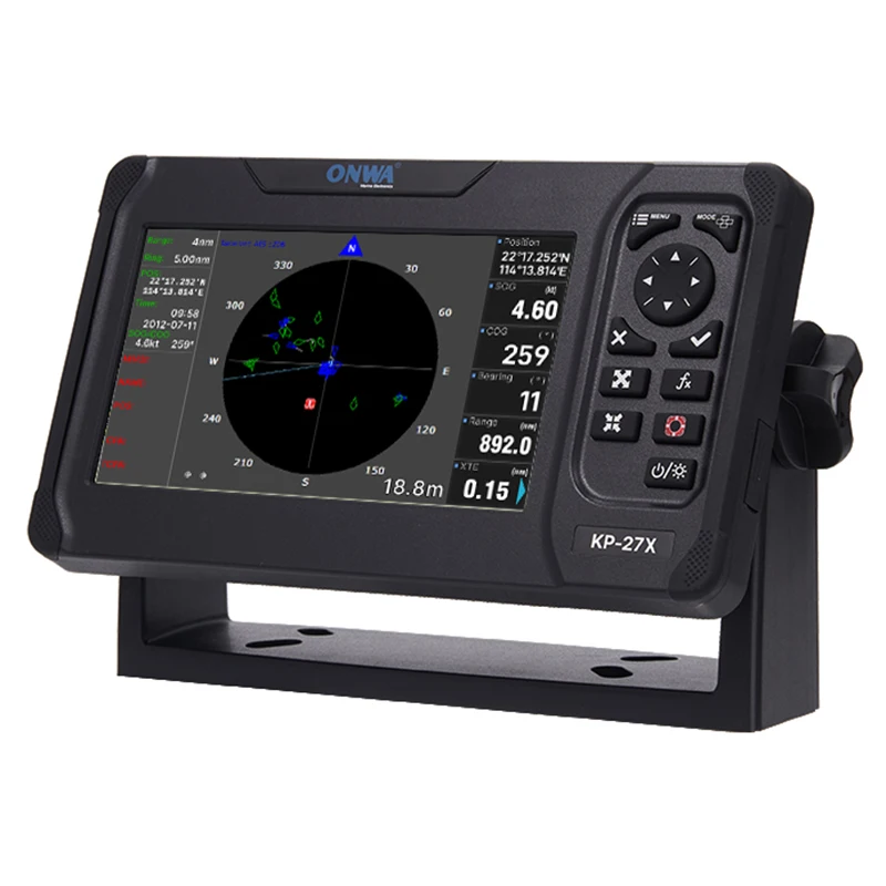

KP-27X 7-Inch GPS Chart Plotter 3-in-1 Marine Supplies with Class B+ AIS and Fish Finder Made in China