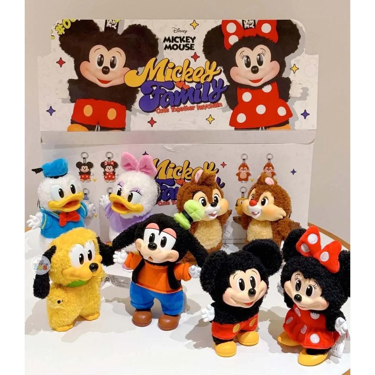 

Виниловая игрушка, слепая коробка, фигурка Диснея Микки и Минни, милая плюшевая альтернативная кукла, украшение для офисного стола для коллекционеров