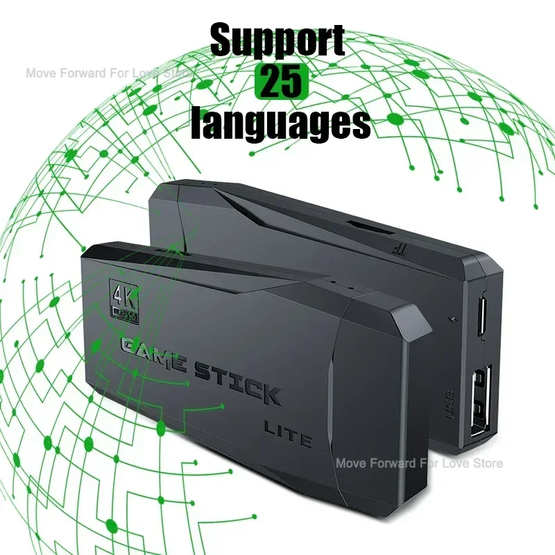 لعبة فيديو وحدة التحكم 2.4G وحدة تحكم لاسلكية مزدوجة لعبة عصا 4K 20000 ألعاب 128 64 32GB ألعاب ريترو ل PS1/GBA هدية الكريسماس #6