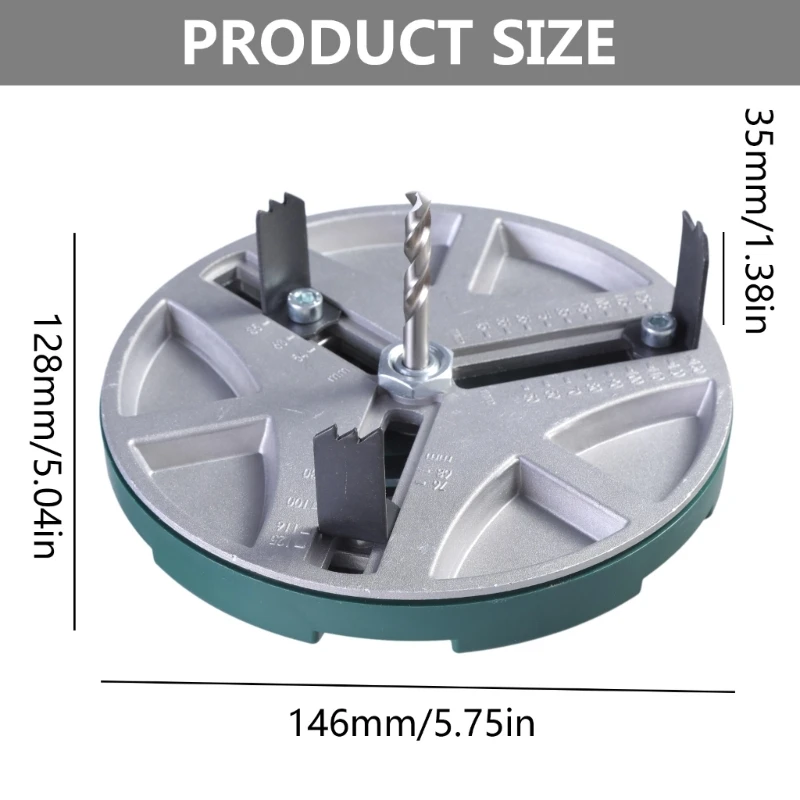 Strumento per a tazza regolabile per apertura del da 45-130 mm per segare Dropship vari diametri