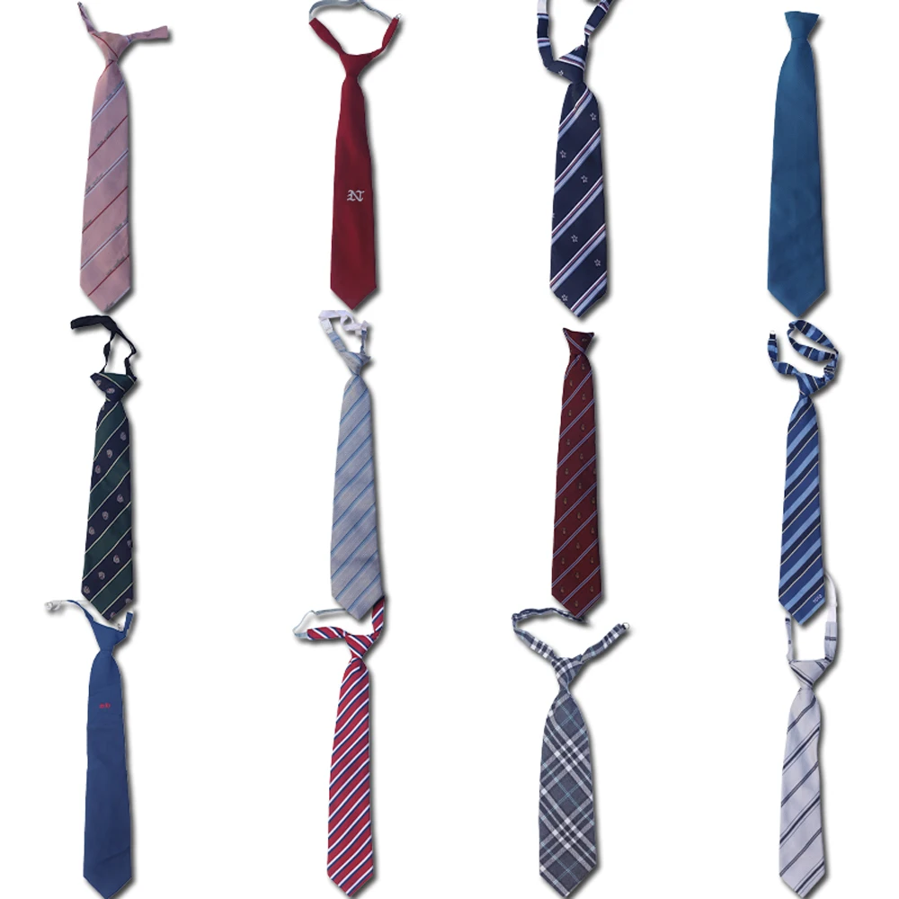 gravata-social-masculina-colecao-primavera-2026-padrao-listrado-jk-e-design-de-flecha-em-cor-pura-para-uniforme-escolar
