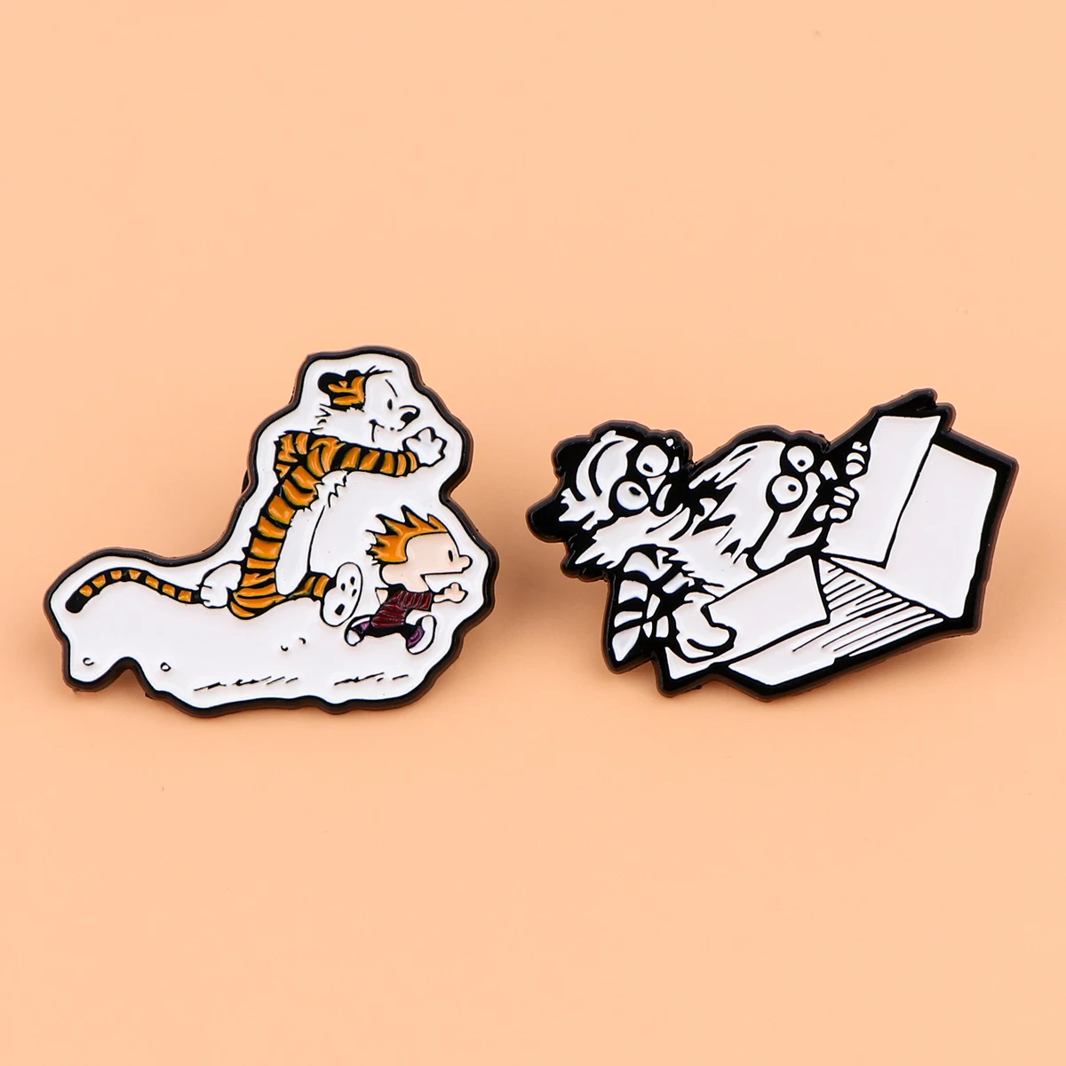 Cute Tiger Enamel Pins Women's Brooches Men Lapel Pins Manga Badge on Backpack Costume Accessories Animal Jewelry Kids Gifts