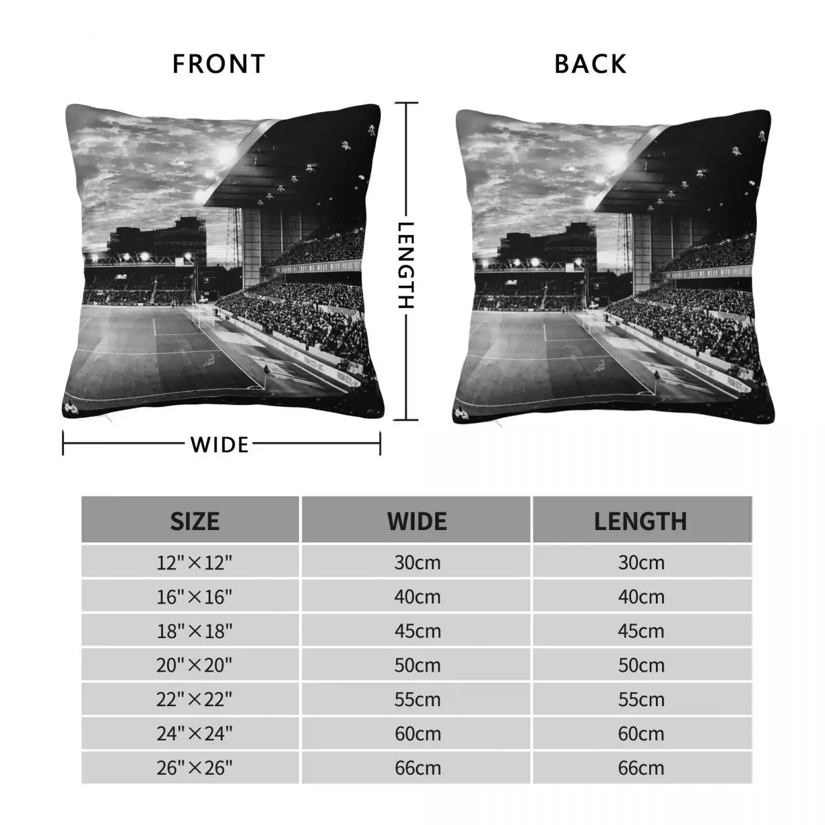 City Ground Mist Square Pillowcase Polyester Linen Velvet Printed Zip Decor Pillow Case Bed Cushion Cover 45x45