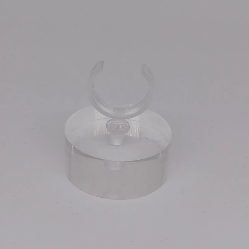 New Creativity Clear Acrylic Ring Display Stand Jewelry Showcase Ring Organizer Holder Jewellery Stands Cases Photography Props