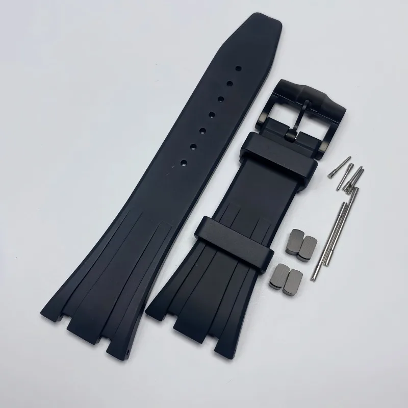 26MM for Rubber Strap Watch Accessories for NH35 Case Silicone Strap Fitting 42MM Oak Case Tape