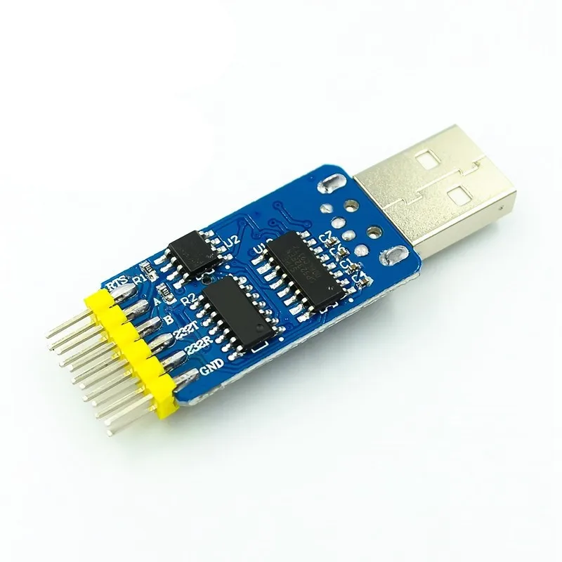 Six in one Multifunctional Serial Port Module CP2102 USB to TTL 485 232 Mutual Conversion 3.3V/5V Compatible