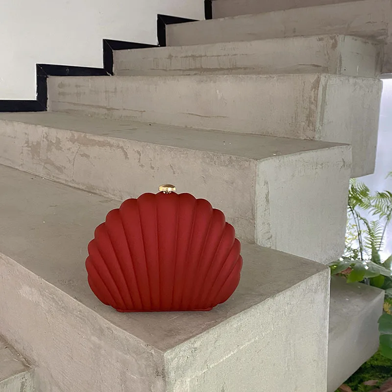 جديد الاكريليك صدف مساء حقيبة صغيرة للنساء موضة حفل زفاف محفظة مخلب سيدة صندوق صغير حقيبة المحافظ نسيج ممتاز #5