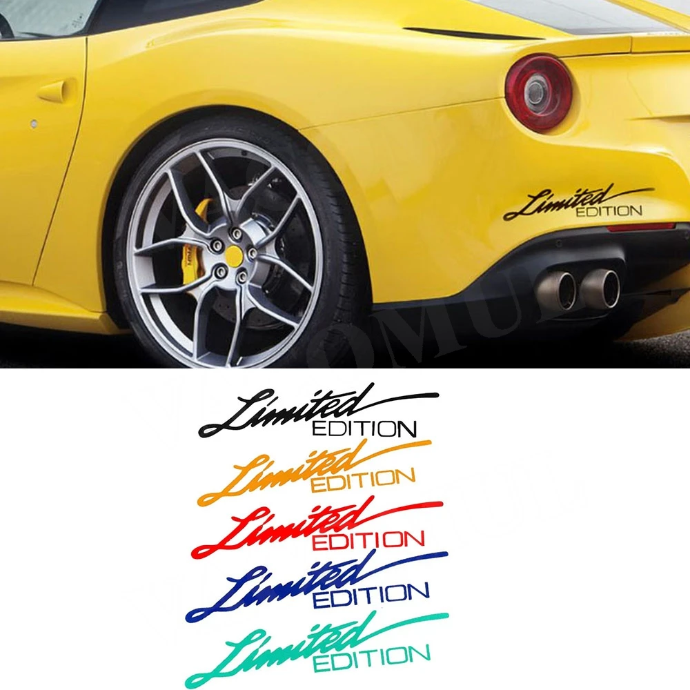 

1Pcs LIMITED EDITION Car Stickers Car Styling Vinyl Decal Car Body Glass Decor Waterproof Reflective Sticker Motorcycle Stickers