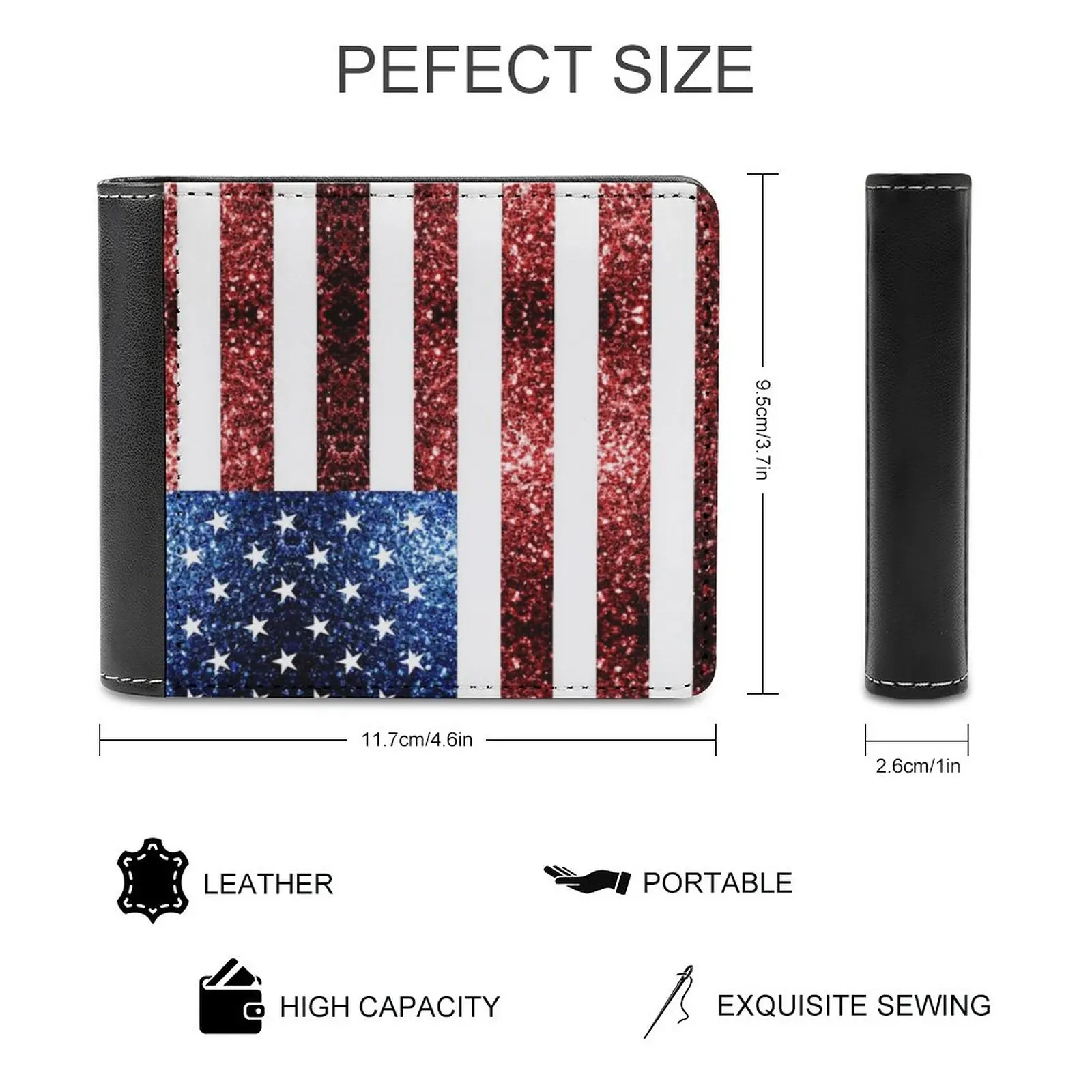 Purples & Blues Mermaid Scales Business Men Wallets Small Money Purses New Design Dollar Price Top Wallet Mermaid Fairy Tale