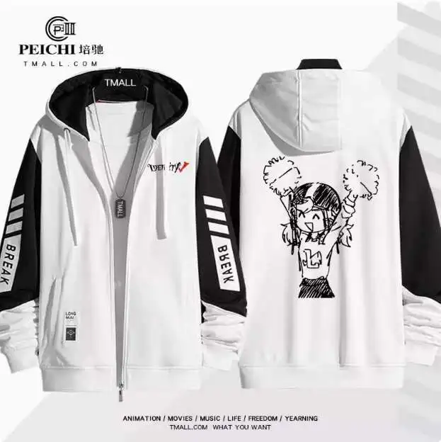 

Anime Identity Ⅴ Cheerleader Hooded Hoodie Cosplay Autumn Men Women Coat Loose Jacket Winter Tops anime