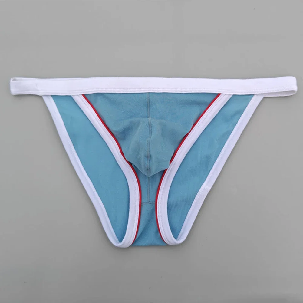 

Men Underwear Low Waist Sexy Lingerie Bulge Pouch Men's Panties Soft Thongs Bikini Breathable High Cut G-Strings Underpants Men