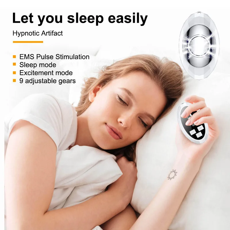Neuro Sleep Nerves Insomnia Soothe Device Sleep Instrument Aid Anxiety Relief Healthy Pulse Stimulation Hand Held Sleeping