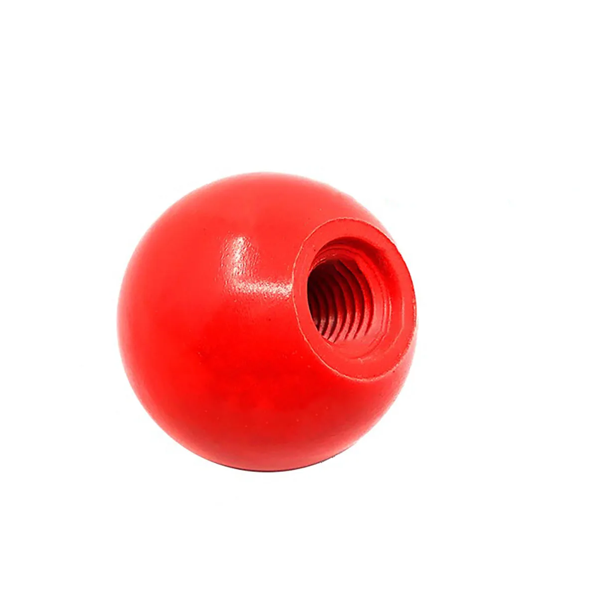 Leijiu 5-10 Stück Rot-Schwarze Bakelit-Kugelmutter/Kugelgriff/Knopfmutter/Wippgriff mit Innengewinde M5-M16 Großhandel – Detail 7