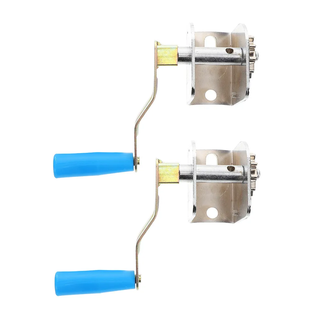Volleyball Net Rope Tensioner 2 Piece Hand Crank Winding Tool Weatherproof Outdoor Sports Equipment