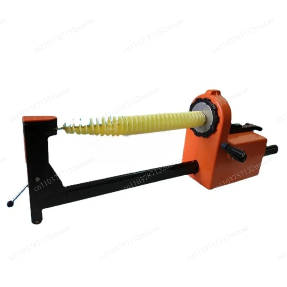 Curly Fries Twist Potato Tower Machine Automatic Electric Spiral Potato Cutter Tornado Potato Slicer