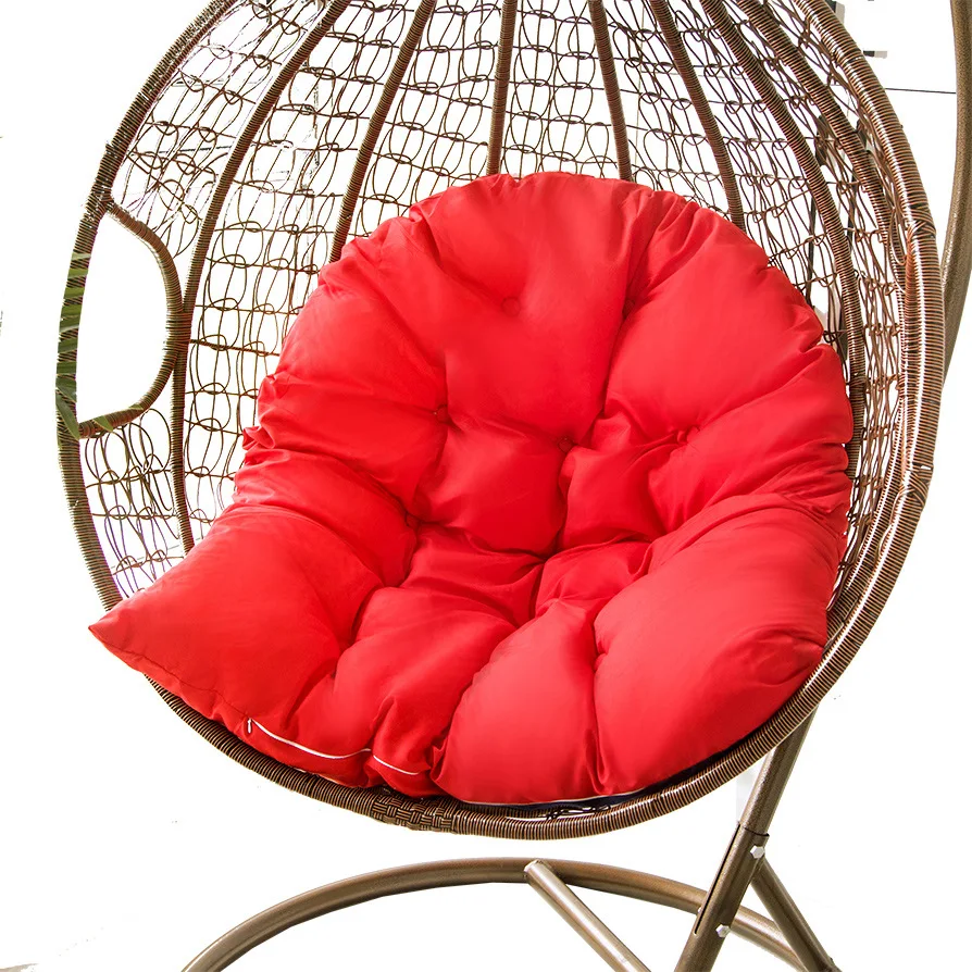 

Swing Cushion Egg Hammock Hanging Basket Chair Nest Backrest Pillow for Indoor Outdoor Patio Yard Courtyard Beach Home(No Swing)