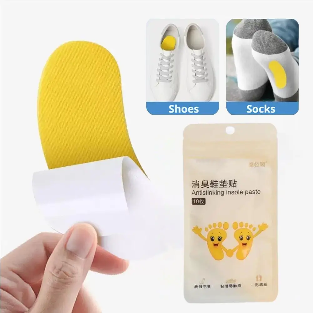 5 Bags Shoes Deodorant Sticker Deodorant Foot Odor Deodorants Sneaker Smell Fresh Fruity Aroma Insole Sterilization Stickers