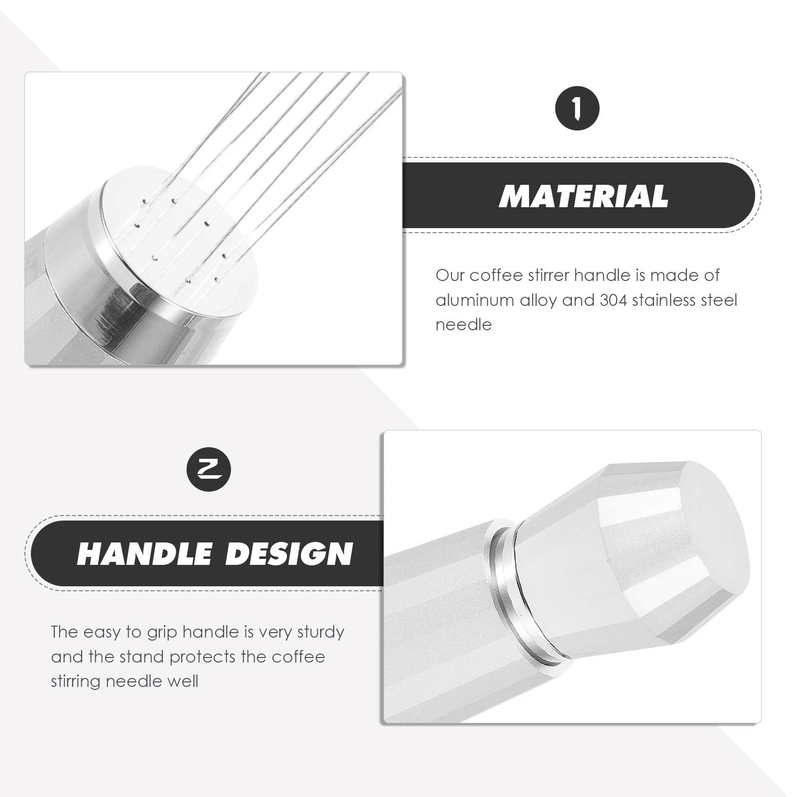 

Мешалка для кофе, игольная ткань, порошок, нержавеющая сталь, инструмент для раздачи эспрессо, мешалки