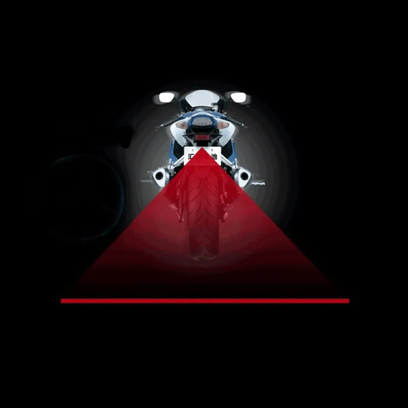 

1 Pcs Car Auto LED Laser Fog Light Vehicle Anti-Collision Taillight Brake Warning Lamp Car Parking Brake Light Tail Warning Bulb