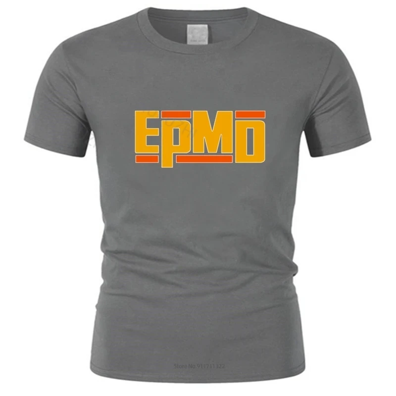 Mens Short Sleeve T Shirt New EPMD Old School Music Logo Men\'s T-Shirt Rap Hip Hop Tees Shirt Fashion Tee-shirt Male Summer Tops