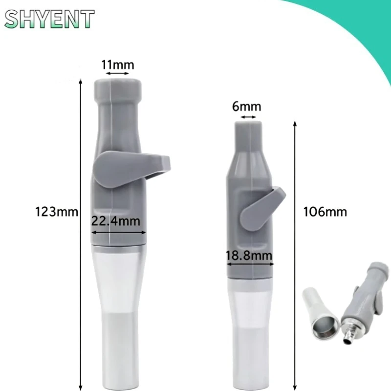 

Dental Oral Saliva Ejector Suction Chair Handle Switch Valve Dental Saliva Short Weak Handpiece Tip Adaptor Dental Accessories