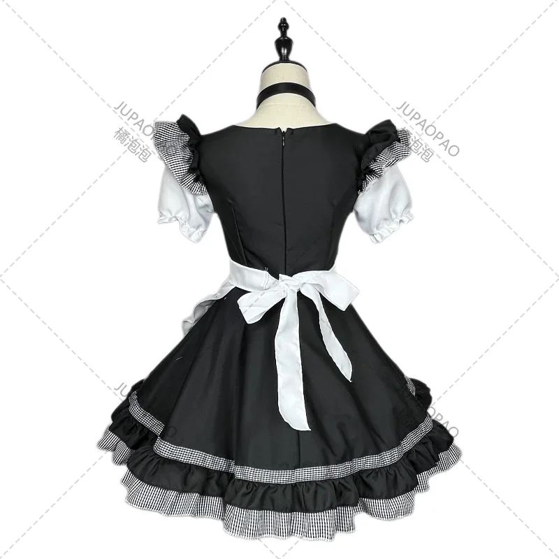 Lolita Cat Girl Cameriera Costumi Cosplay Kawaii giapponese Taglie forti Love Live Cosplay Anime Abito rosa Abiti da festa per studenti dolci X