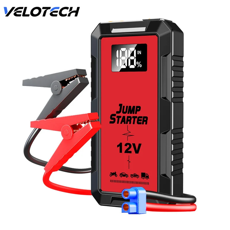 차량 비상 점프 스타터 파워 뱅크 12V 6000A 대용량 차량 배터리 점화 도구 CEUL 디지털 디스플레이 포함