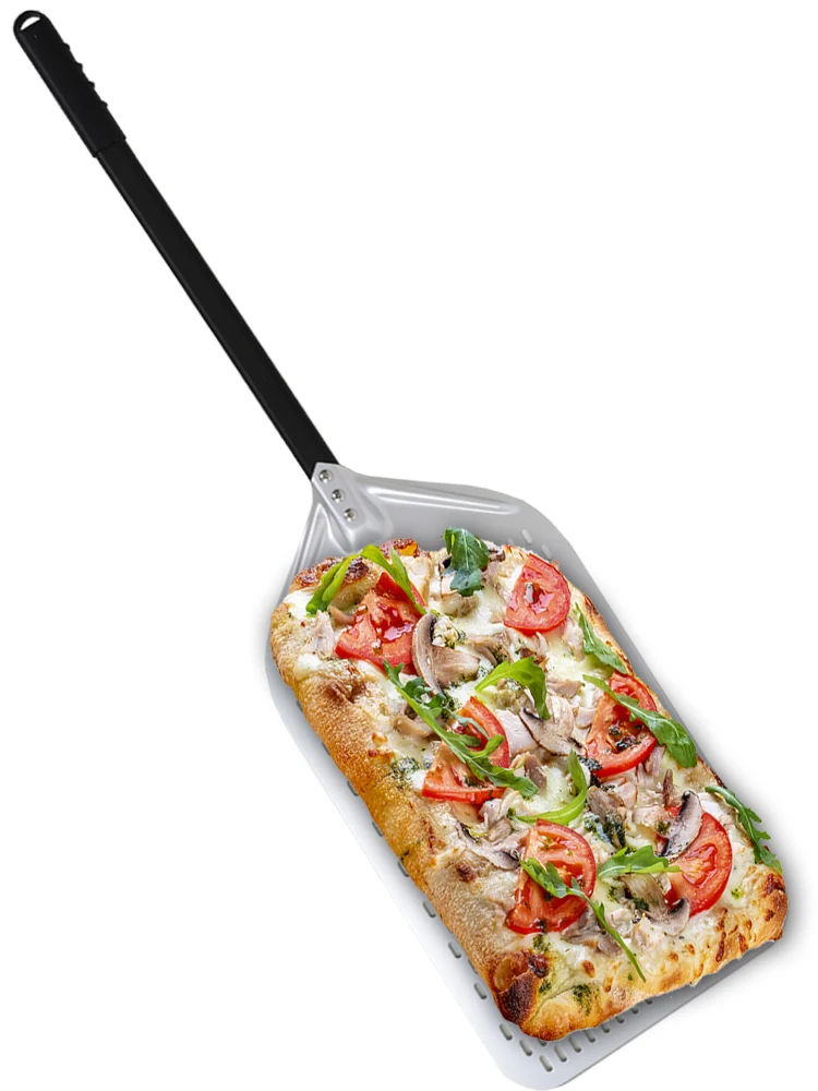 

10 12 13 14 Inch Big Pizza Perforated Shovel Paddle Short/Long Handle for Oven Turning Peel Kitchen Utensils Pizza Baking Tools