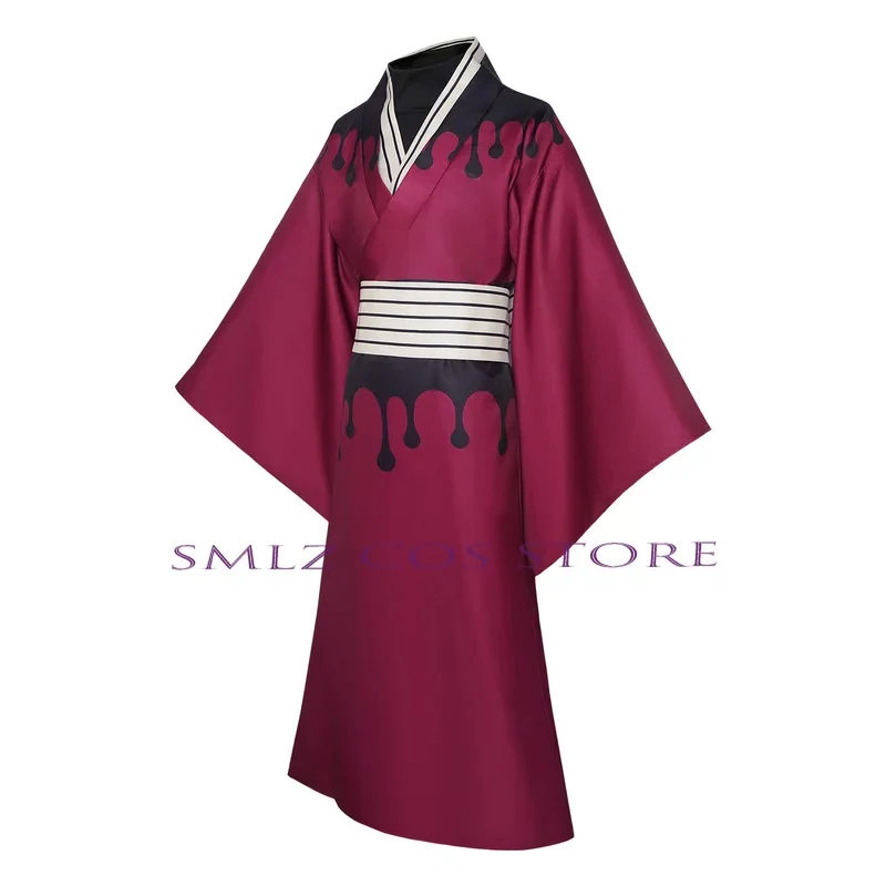 

s;3,t'7\b/Anime Cosplay Costume Man Douma Nely Kimono Wig Set Halloween Party Outfit for Men Women Play Demon Un2;d,6'v\8/
