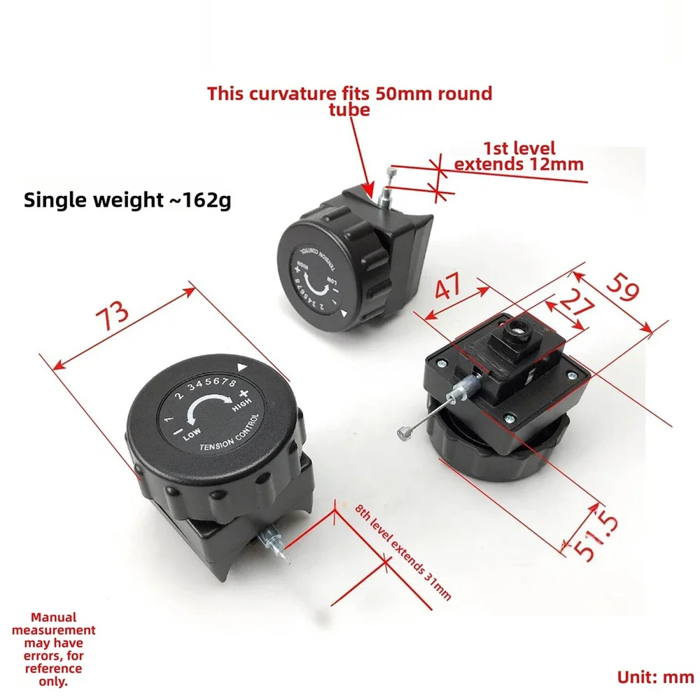 Portable 8 Gear Magnetic Resistance Knob For Exercise Bike Lightweight Magnetic Resistance Knob Indoor Fitness Equipment image 3
