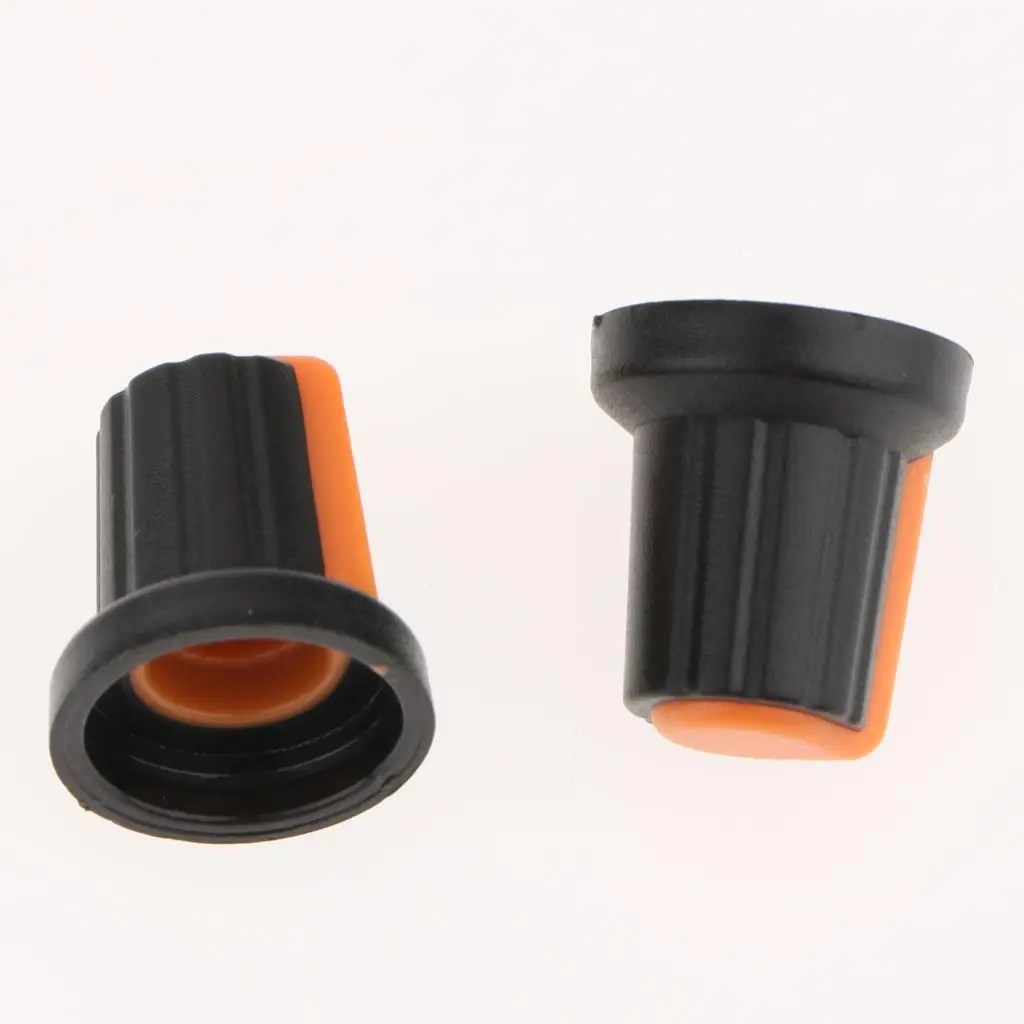 Knurled Shaft Potentiometer Knob Plastic Kit Multi Colored Control Hat for 6mm Shaft Diameter Audio Equipment
