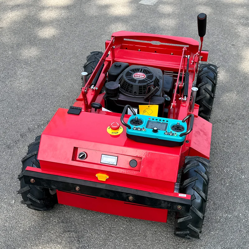 Customized Diesel Engine Remote Control Flail Lawn Mower  Professional Robot Lawn Mower For Agriculture And Forestry
