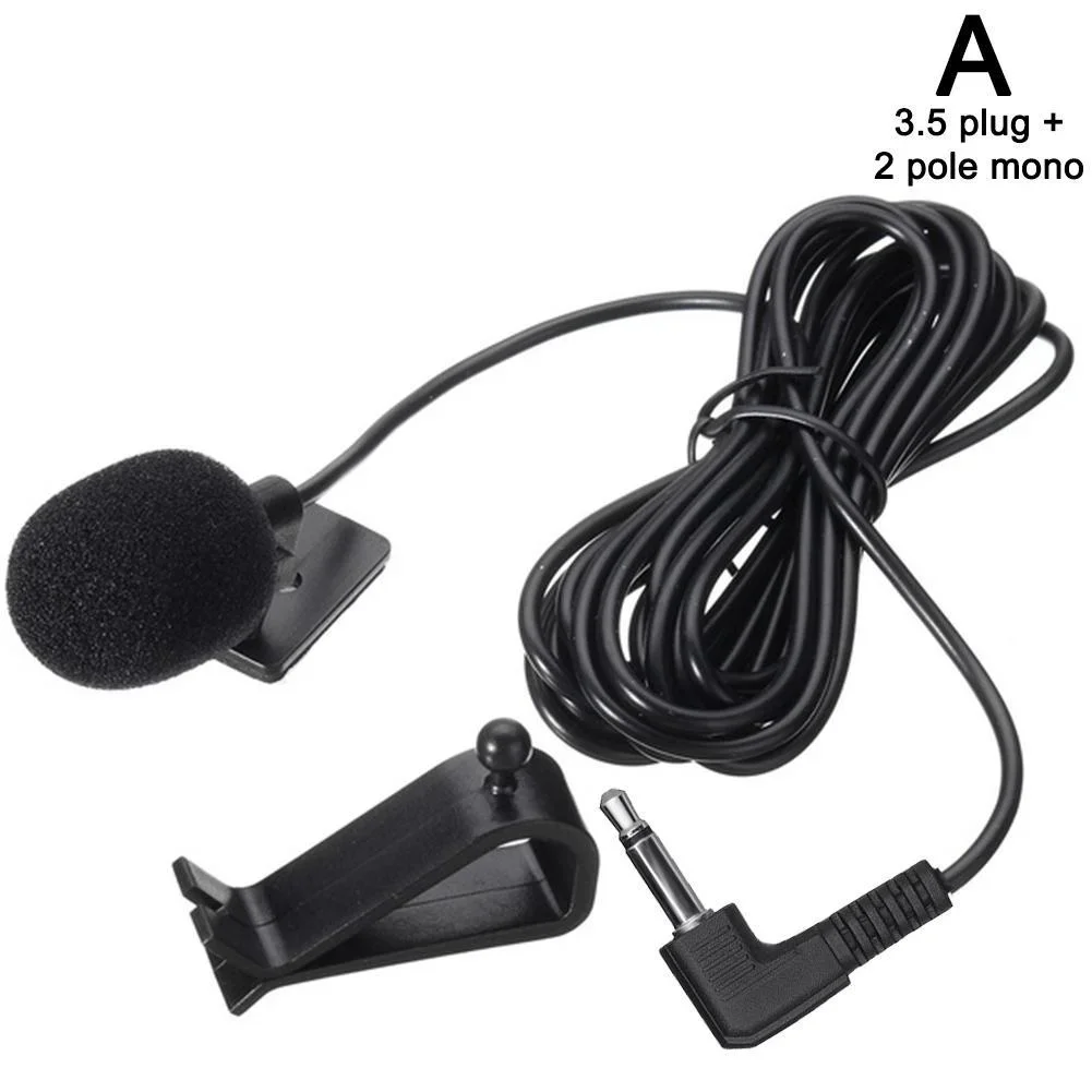 Special Microphone for Car Navigation Speaker Audio Clip Jack Mini Wired Stereo Mic External 3M  GPS Auto DVD Radio