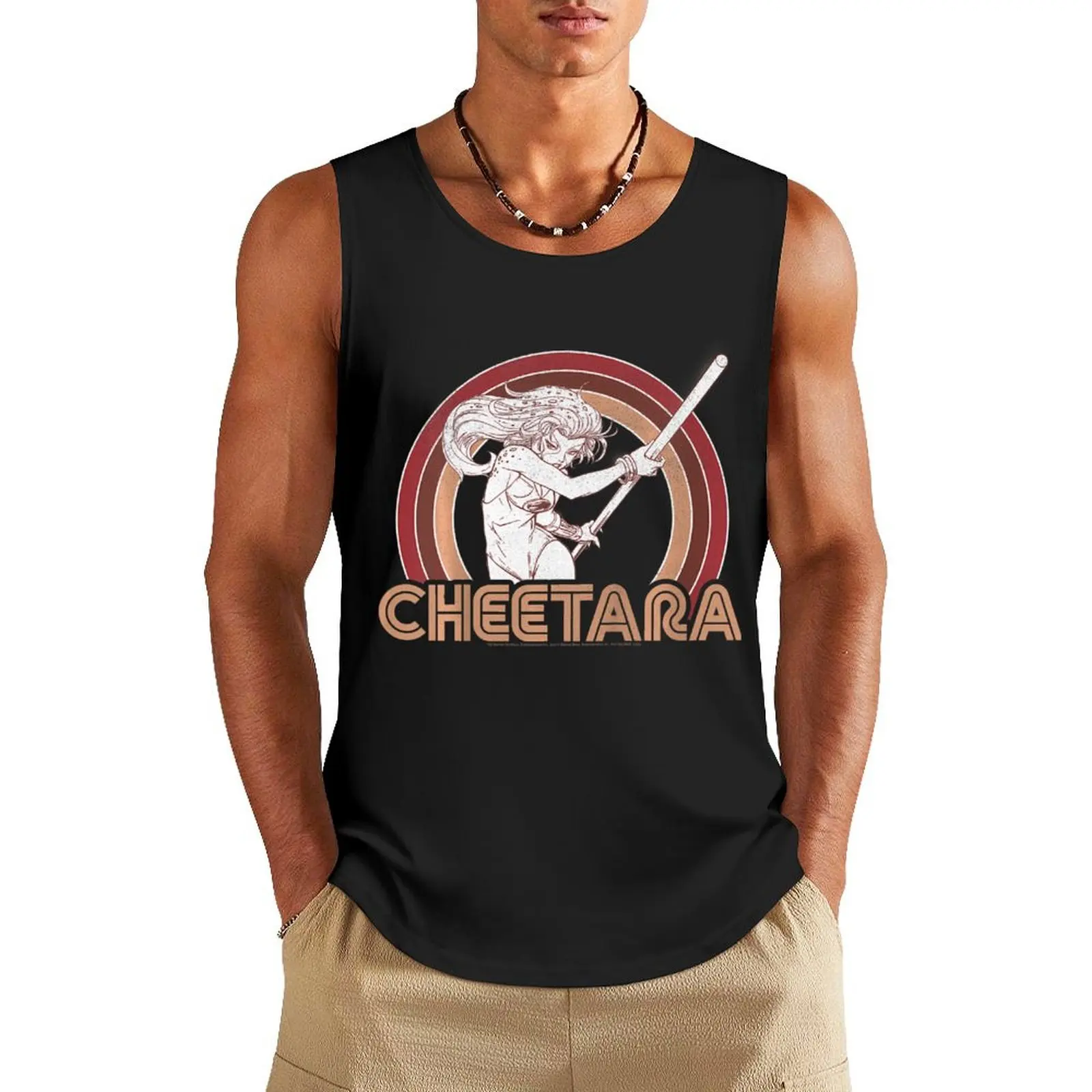 

Vintage Animated - Vintage Animated Tank Top Men's fitness t-shirt sports clothes for men