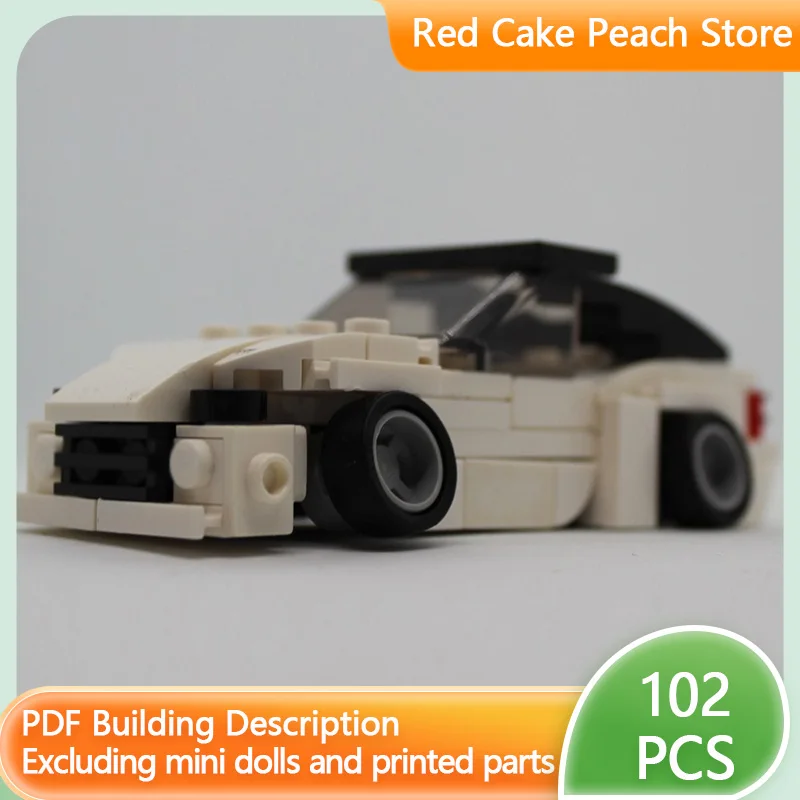 

Модель скоростного гоночного автомобиля MOC, строительные кирпичи 400Z, ретро спортивный автомобиль, модульная технология, детские праздничные подарки, сборка игрушек, костюм